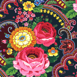 платок с цветами