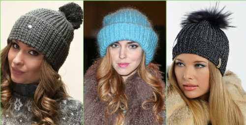 модные зимние шапки