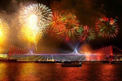 Vstrecha Novogo goda v Stambule